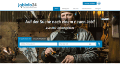 Desktop Screenshot of jobinfo24.de
