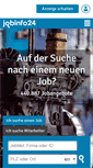 Mobile Screenshot of jobinfo24.de